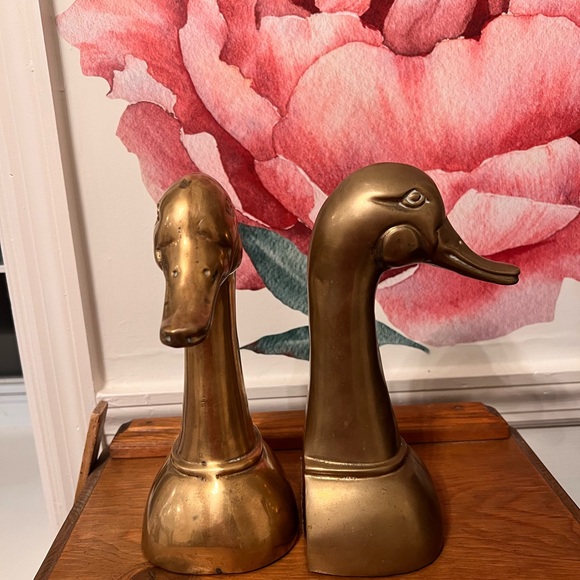 Gold Duck Bookends - Picture 3 of 7